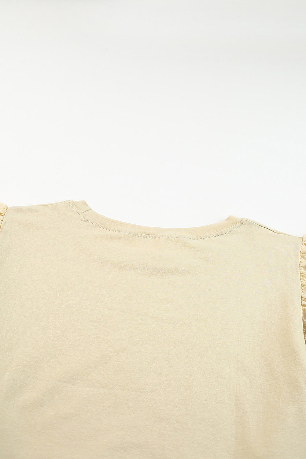 Gray Plus Size Flutter Sleeve Top